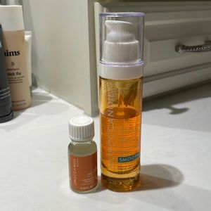 MoroccanOil Smooth Blow Dry Concentrate 1.7 Fl Oz and Night Body Serum